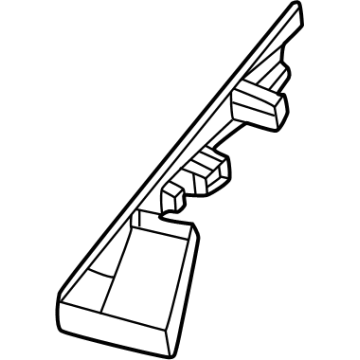 5ZF13TX7AF Mopar Seat Track Cover Illustration 1 of 1