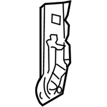 55276186AA Mopar Panel-D Pillar Illustration 1 of 1