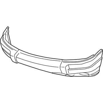 5083100AA Mopar Front Bumper Cover Assembly Illustration 1 of 1