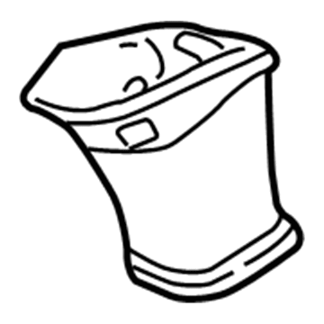 5005192AA Mopar Duct-Aux A/C And Heater Illustration 1 of 1