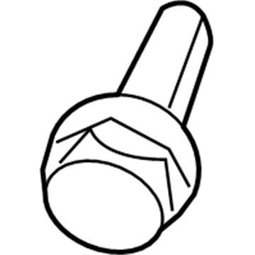 6509056AA Mopar Hexagon Head Bolt Illustration 1 of 1