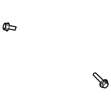 6509174AA Mopar Hexagon Head Bolt Illustration 1 of 1