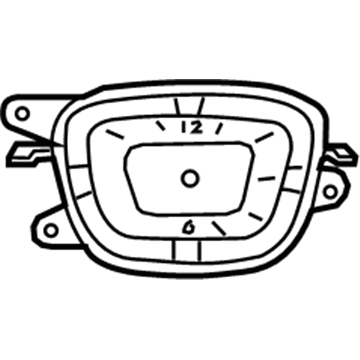 68225095AD Mopar Clock Illustration 1 of 1