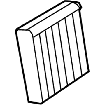 68003994AC Mopar Air Conditioning Evaporator Illustration 1 of 1