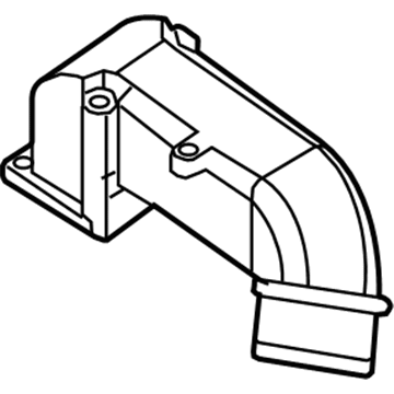 Mopar 5011840AB Connector-Air Intake 5011840AB Mopar Connector-Air Intake Illustration 1 of 1