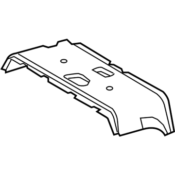 Mopar 5104277AA HEADLINER-Rear 5104277AA Mopar HEADLINER-Rear Illustration 1 of 1