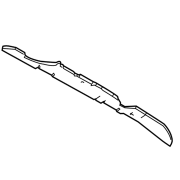 55277183AD Mopar Fender To Cowl Seal Illustration 1 of 1