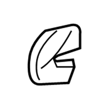 55078115AA Mopar Front Fender Nameplate Illustration 1 of 1