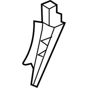 55077375AD Mopar Bracket-Support Front Illustration 1 of 1