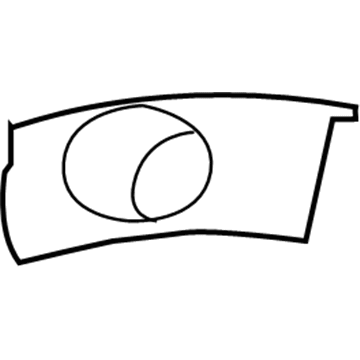 55077208AA Mopar Front Bumper Side Bracket Illustration 1 of 1