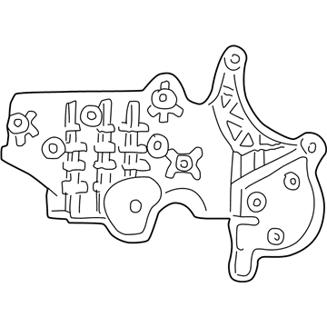 4861371AA Mopar Alternator Bracket Illustration 1 of 1