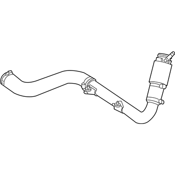 4891605AA Mopar Hose-TURBOCHARGER To Inter COOLE Illustration 1 of 1