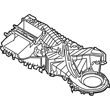 Mopar 5161059AA Housing-EVAPORATER Upper 5161059AA Mopar Housing-EVAPORATER Upper Illustration 1 of 1