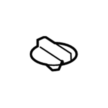 68004911AA Mopar Cap-Coolant Recovery Bottle Illustration 1 of 1