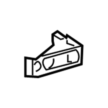 Mopar 5122032AA REINFMNT-Rear Door Hinge 5122032AA Mopar REINFMNT-Rear Door Hinge Illustration 1 of 1