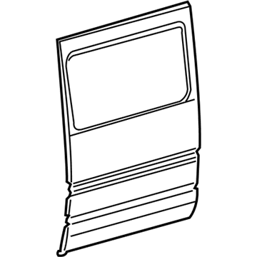 5104205AA Mopar Panel-Body Side Front Illustration 1 of 1