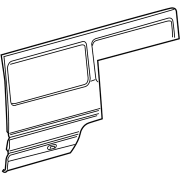 5131170AA Mopar Body Side Rear Panel Illustration 1 of 1