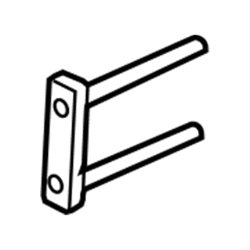 6507166AA Mopar Plate-Bumper Bracket Attach Illustration 1 of 1