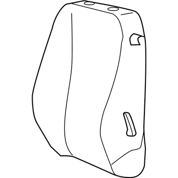 5LE58DX9AA Mopar Front Seat Back Cover Illustration 1 of 1