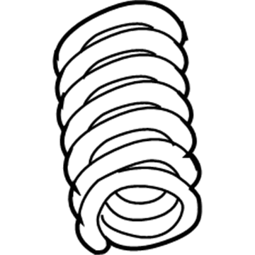 52121734AA Mopar Front Coil Spring Illustration 1 of 1