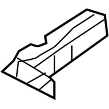 68032355AC Mopar Rear Floor Pan Side Rail Illustration 1 of 1