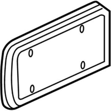 Dodge Caliber License Plate - 55155764AB