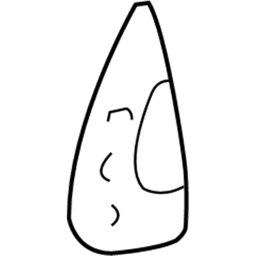 55362871AC Mopar Fender Applique Illustration 1 of 1