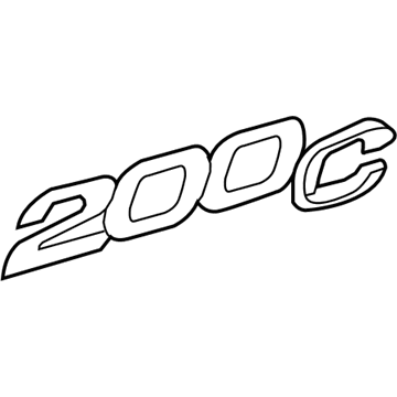 68146419AB Mopar Nameplate Illustration 1 of 1