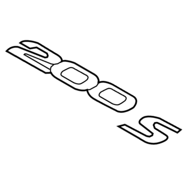 68146418AB Mopar Nameplate Illustration 1 of 1