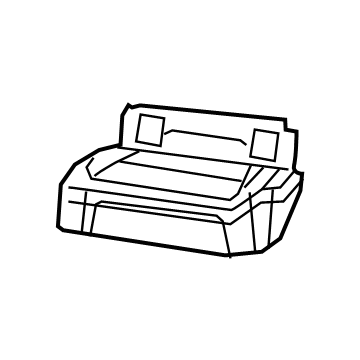 6YS27SA5AB Mopar Rear Seat Cushion Cover Illustration 1 of 1