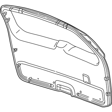 5FS80WL5AI Mopar Liftgate Panel Illustration 1 of 1