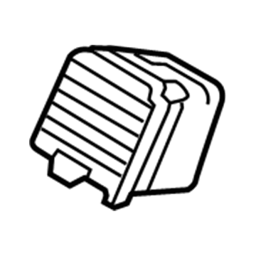 Mopar 1BL76ZJ8AC Air Conditioning & Heater Outlet 1BL76ZJ8AC Mopar Air Conditioning & Heater Outlet Illustration 1 of 1