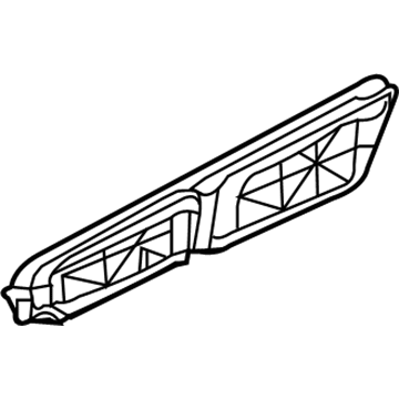 55037874AB Mopar Grille-Air Illustration 1 of 1