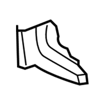 5104211AA Mopar D Pillar Lower Extension Illustration 1 of 1