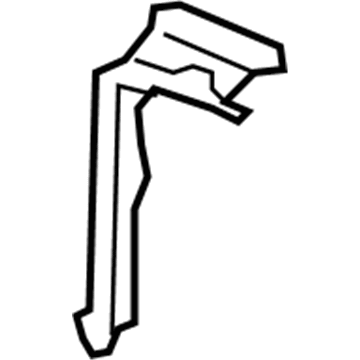 5104224AA Mopar Extension-D Pillar Upper Illustration 1 of 1