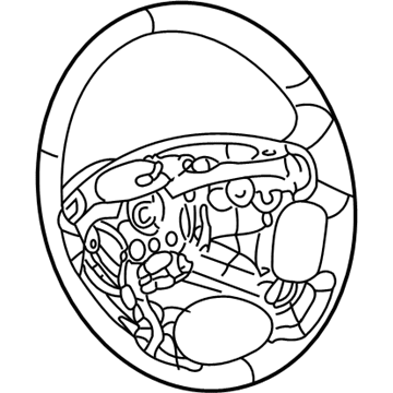 2000 Chrysler Grand Voyager Steering Wheel - GP41SC3