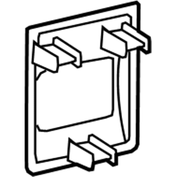 1JR73DX9AA Mopar Power Outlet Bezel Illustration 1 of 1