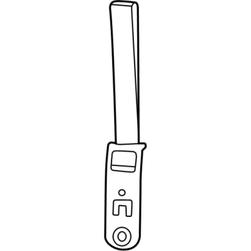 Mopar 68345928AB SEAT BELT-CHILD SEAT 68345928AB Mopar SEAT BELT-CHILD SEAT Illustration 1 of 1