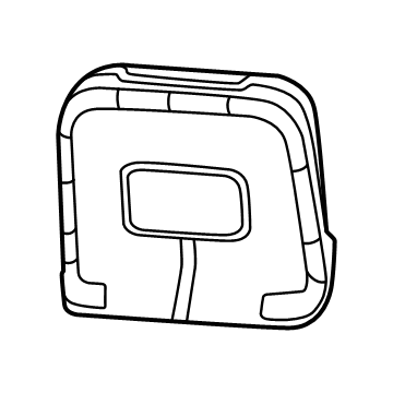 5ZN36LC5AD Mopar Seat Belt Bezel Illustration 1 of 1