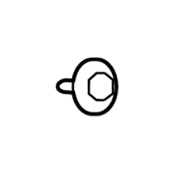 6036480AA Mopar Nut-Push Illustration 1 of 1