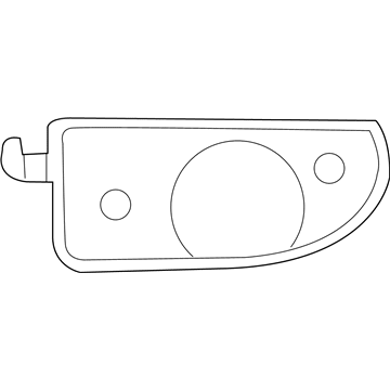 5116213AB Mopar Fog Lamp Bezel Illustration 1 of 1