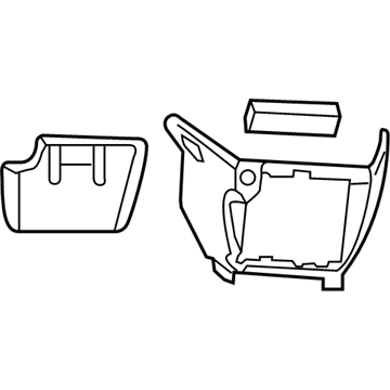 WR43BD1AA Mopar Instrument Panel Brace Cover Illustration 1 of 1