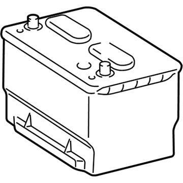 56028472AC Mopar Battery Shield Illustration 1 of 1