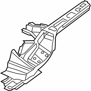 68507732AA Mopar Rear Rail Illustration 1 of 1