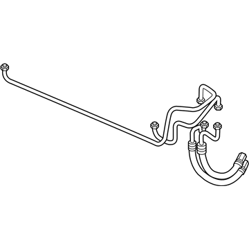 5191316AA Mopar Tube-Aux Toc To Transmission Illustration 1 of 1
