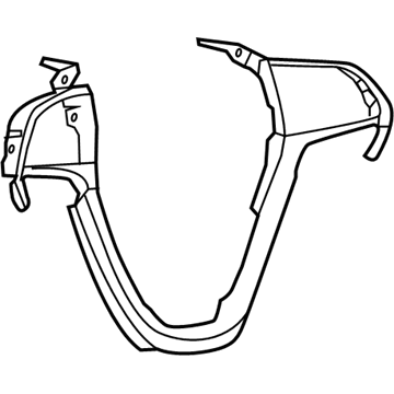 5VF03SZ6AA Mopar Steering Wheel Bezel Illustration 1 of 1