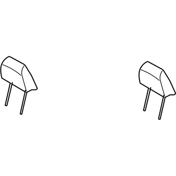 1EU291D5AA Mopar Front Headrest Illustration 1 of 1