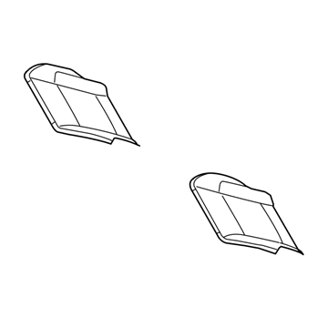 1EY811D5AA Mopar Front Seat Cushion Driver Cover Illustration 1 of 1