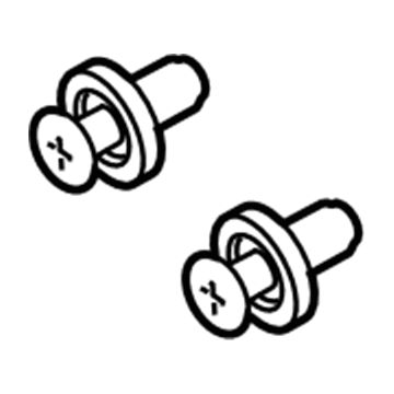 6035401 Mopar Snap In Nut Illustration 1 of 1