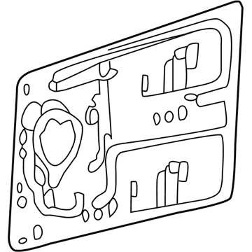 55276173AL Mopar Front Door Shield Illustration 1 of 1